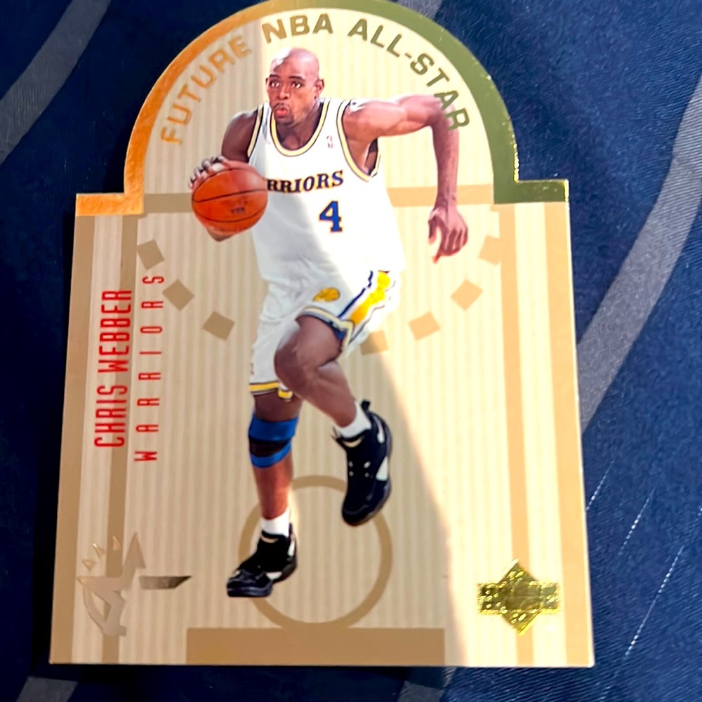 Chris Webber Warriors 1993 Future NBA ALL-STAR W5 in Great Condition